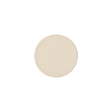Beige Round Paper Cutout