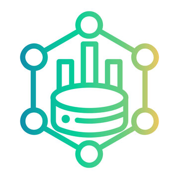 statics Line Gradient Icon