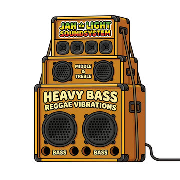 Retro Sound System "Jah Light Soundsystem" Reggae Music