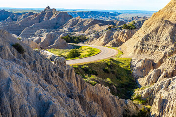 Badlands National Park Colorful Layered Rock Formations © PhotoSpirit