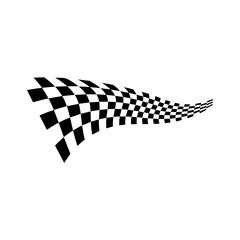Racing Checkered Flag Wave Vector © Shiva FitriAdi