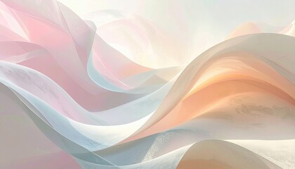 Obraz premium Soft Pastel Minimal Abstract Background Design