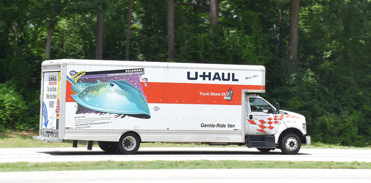 U-Haul Moving Truck, North Carolina, USA