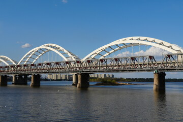 Fototapeta premium bridge over Harbin Songhua River