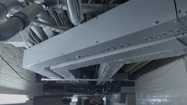 Industrial Electrical Busway and Power Distribution System in Utility Room