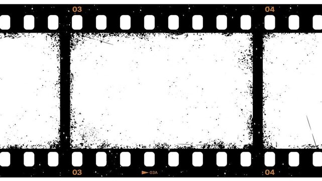 old film grunge on black background vintage Light Leak, 8mm film burn Use screen or overlay. Real 8mm footage.
Green screen video of a camera with film roll animation. 