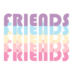 Fototapeta premium Soft pastel letters spell 