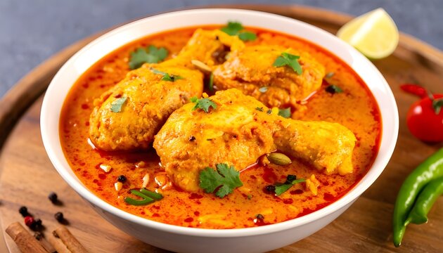 creamy indian butter chicken curry with aromatic spices