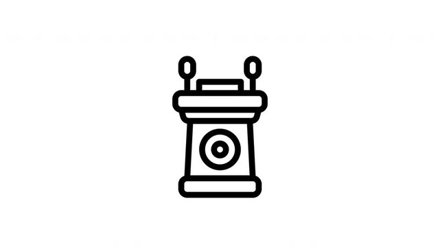 minbar minimalist stroke animation