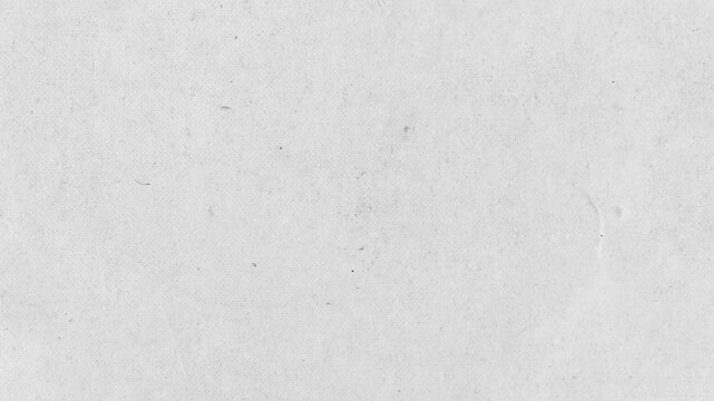 White Grunge Paper Texture Background.Animated seamless looping subtle light grey vintage overlay with dust video effects.