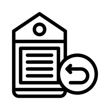 return label line icon
