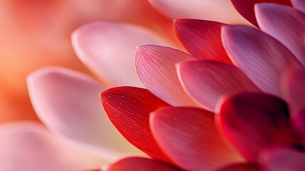 Obraz premium close up of flower petals arranged in abstract artistic composition generative ai