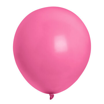 Pink Party Balloon for Celebration Design on transparent background png