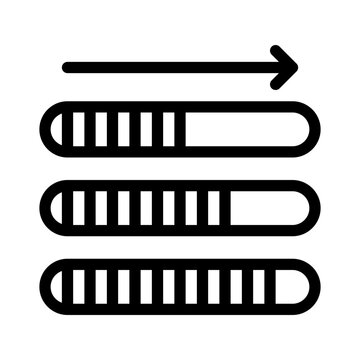 progressbar line icon