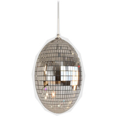 Fototapeta premium Egg Shaped Mirror Disco Ball