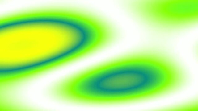 Abstract flowing gradient background in vibrant green yellow and blue hues
