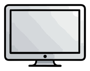 Fototapeta premium Portable external monitor floating in zero gravity. Generative AI