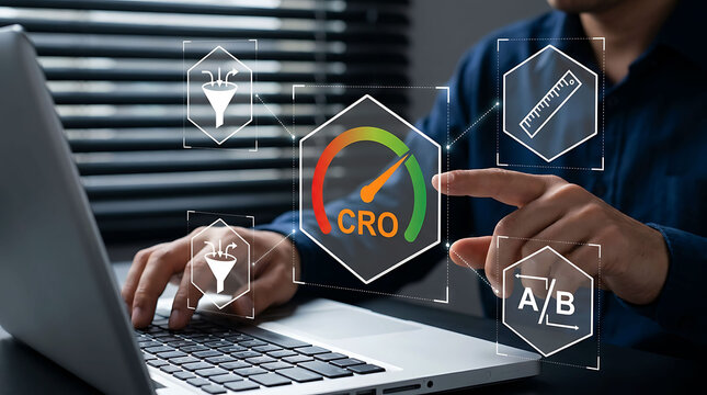 CRO Conversion Rate Optimization A B Testing Funnel Analytics Dashboard