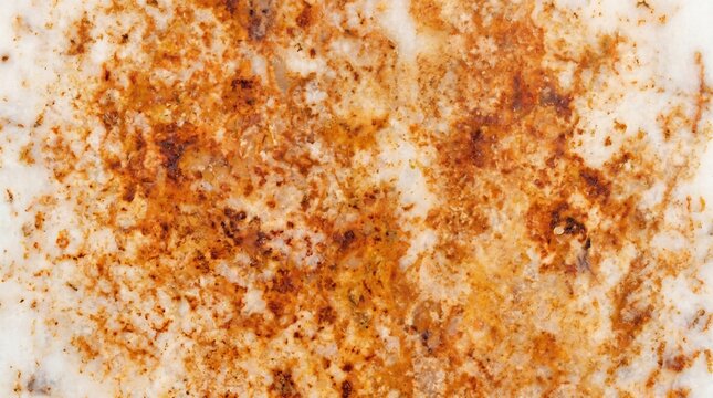 Macro Texture of Burnt Crispy Rice Surface