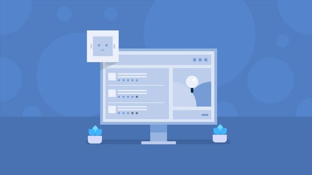 SEO optimization for Local business profile. Search engine showcasing local business location with customer rating and reviews based on search quries