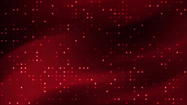abstract dark red gradient background with glowing white pixel grid on deep red waves is versatile for web design, technology concepts, abstract art, and digital backgrounds.