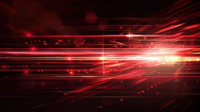 Abstract red technology background