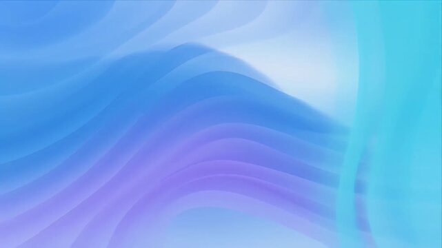 Abstract gradient wave flow fluid pastel blue purple soft background, smooth light blue purple curve background, calm dreamy pastel wave flow fluid layered paper texture background design