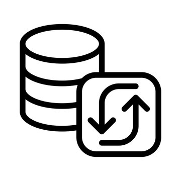 databaserefresh line icon