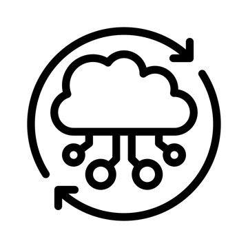systemupdate line icon