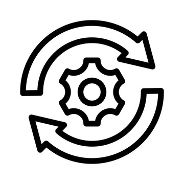systemupdate line icon