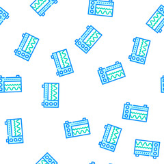 Fototapeta premium electromagnetic waves checking equipment vector seamless pattern electromagnetic waves checking equipment sign illustration