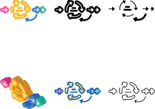 rapid application looks development software color icon vector. rapid application development software sign. isolated symbol illustration