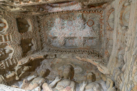 No.7 Grottoe of the Yungang Buddhist grottoes