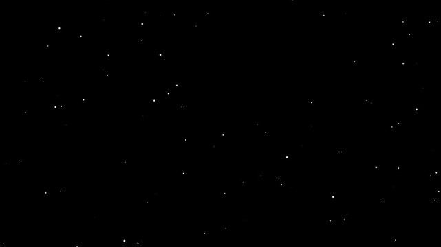 4K Dust particals flying against black background. Snowflakes overlay isolated on chroma key footage, Abstract Fire Particles Animated Background. abstract dust fail video with black background