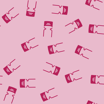ceramic capacitor electronic component glyph vector seamless pattern. ceramic capacitor electronic component thin illustration