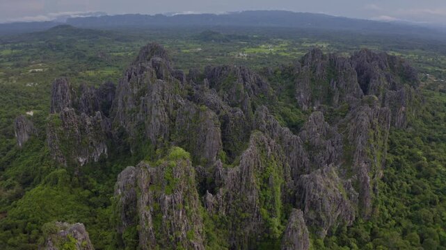 panorama of the mountains, National Park, Laos PDR