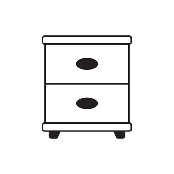 Storage Drawers Cabinet Icon