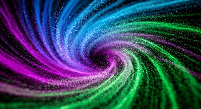 Abstract colorful fractal space background with glowing spiral vortex, galaxy energy waves and abstract artistic texture design wallpaper