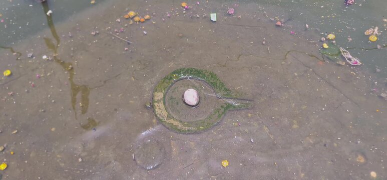 Shivling Submerged in Holy Shipra River Water at Ram Ghat Ujjain