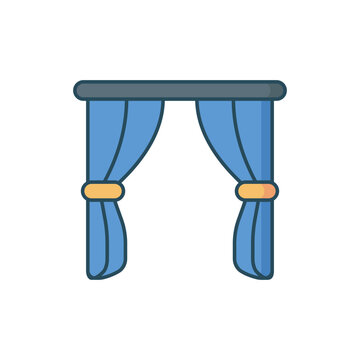 Window Curtain Icon