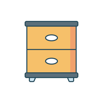 Storage Drawers Cabinet Icon