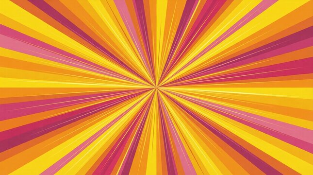 Radial sunburst pattern radiating outward on graphic background