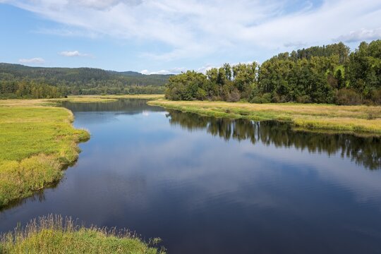 Vltava, Nov&aacute; Pec, Neuofen, Okres Prachatice, Region Jihocesk&yacute; kraj, &Scaron;umava, South Bohemia, Czech Republic