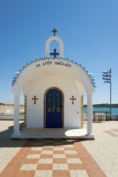 Agios Nikolaos Chapel, Port, Killini, Kyllini, Elis, Peloponnese, Greece