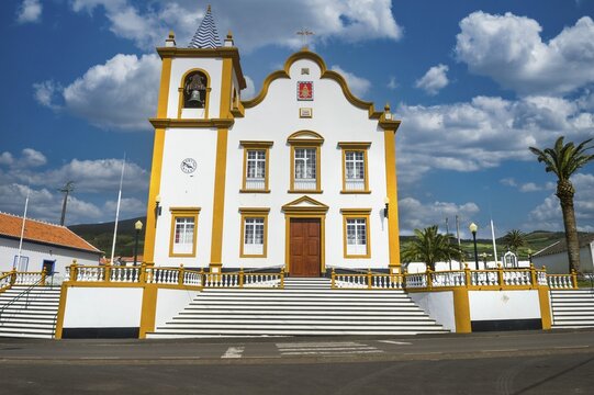 Church in Doze Ribeiras, Island of Terceira, Azores, Portugal