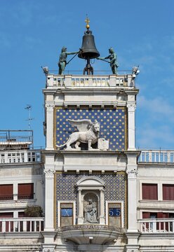 St Mark's Clocktower, Torre dell'Orologio, Piazza San Marco, Venice, Italy