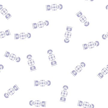 paraffin lamp glyph vector seamless pattern. paraffin lamp thin illustration