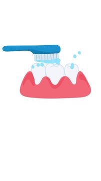 animation of toothbrush cleaning teeth effectively