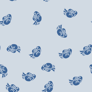 cardiomyopathy cardiology disease glyph vector seamless pattern. cardiomyopathy cardiology disease thin illustration