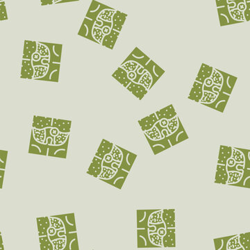 tonsillectomy surgery glyph vector seamless pattern. tonsillectomy surgery thin illustration